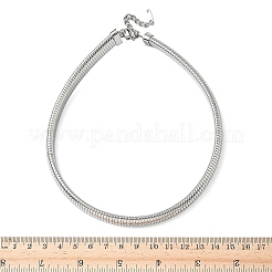 12 мм плоские цепочки-змейки из нержавеющей стали 304 для женщин&nbsp;LS-NJEW-U049-01P