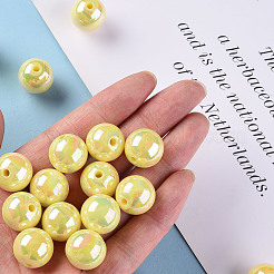 Непрозрачные акриловые бусины&nbsp;X1-MACR-S370-D16mm-A10