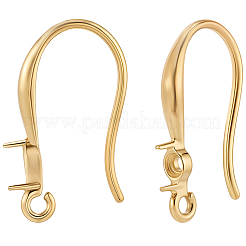 12 шт. крючки для сережек из нержавеющей стали 304&nbsp;STAS-BBC0008-76