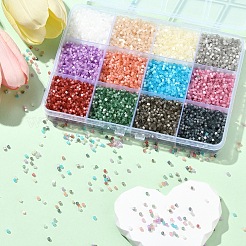 180 г двухцветных стеклярусных бусин SEED-YW0002-79