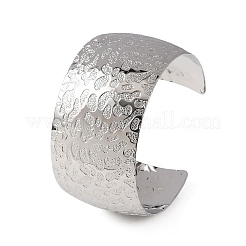 Bracciali rigidi da donna in ottone martellato&nbsp;BJEW-A163-04A-P