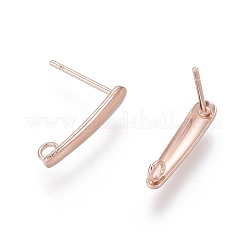 Ohrstecker-Beschläge aus Edelstahl 304&nbsp;X-STAS-H436-22RG