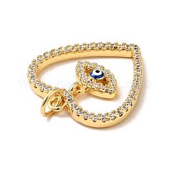 Покрытие стойки латунь микропаве прозрачные подвески из кубического циркония KK-H431-04G