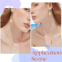 20pcs 5 styles pendentifs en laiton&nbsp;KK-BBC0024-74