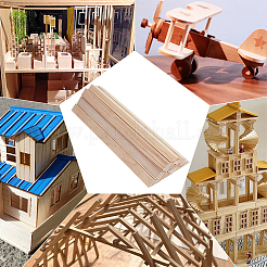24 Stück 4 Stile Dreieck Holzstäbchen&nbsp;DIY-OC0012-47B