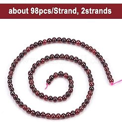 Granato naturale perline fili&nbsp;G-OC0001-25-4mm