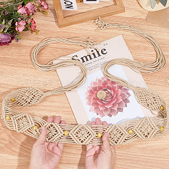 1 Stück Boho Baumwollgürtel für Damen&nbsp;FIND-CP0003-65B