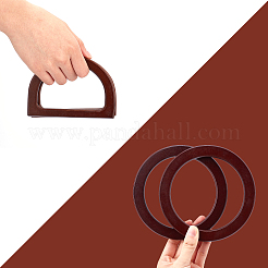 8 шт. 4 стиля деревянных ручек для сумок FIND-WR0001-41