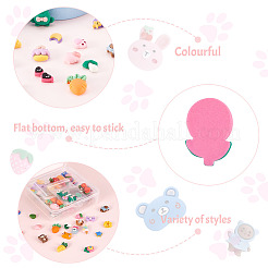 60 набор из 20-х видов непрозрачных смоляных кабошонов&nbsp;CRES-YS0001-04