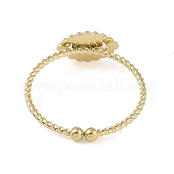 Кольца-манжеты для женщин из нержавеющей стали 304 со стразами&nbsp;LS-RJEW-H229-01G