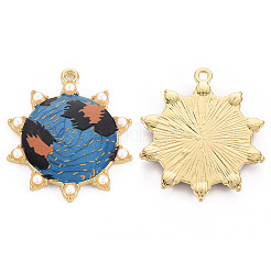Pendentifs en alliage imprimé par placage de crémaillère&nbsp;LS-ENAM-Q445-010B-NR