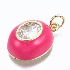 Латунные подвески с фианитами ZIRC-S067-022-NR