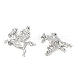 Latón micro pavimenta claro cubic zirconia encantos&nbsp;CU-CBAC675-04P