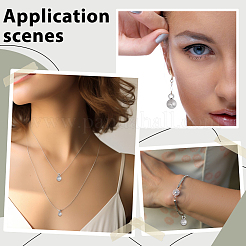 90 pièce 3 styles 201 pendentifs en acier inoxydable&nbsp;STAS-HY0002-31