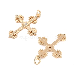 Латунные микро проложить кубического циркония подвески KK-L223-007G