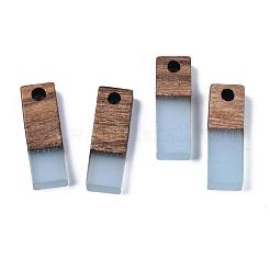 Pendentifs en bois de résine et de noyer&nbsp;RESI-S358-19E
