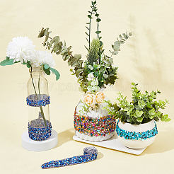 Отделка стразами из смолы длиной 0.9 м DIY-WH0542-12