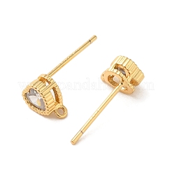 Покрытие стойки из латуни с фианитами KK-G488-01G