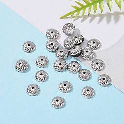 Колпачки для бусин из нержавеющей стали 304 STAS-R083-13