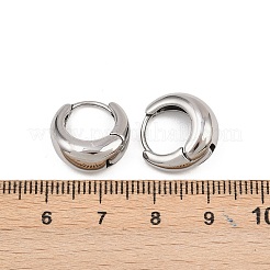 Серьги-кольца из хирургической нержавеющей стали 316 EJEW-C160-06A-P