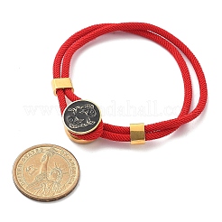 Созвездие нейлоновые шнуры многорядные браслеты BJEW-U016-01B-01