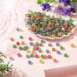 500 Stück Kunststoffblumenperlen&nbsp;KY-TADJ0001-07A