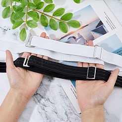 2 шт. двухцветный простой полиэстеровый ремень для рубашки AJEW-FH00004-17B