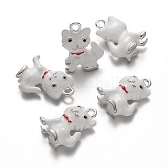 Серебряные подвески с котенком из сплава с эмалью и цветным покрытием&nbsp;PALLOY-N0129-32