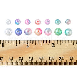 420шт 12 стиля радуги абс пластик имитация жемчуга OACR-FS0001-27