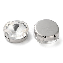 Плоская круглая вышивка стразами RGLA-L028-07F-01