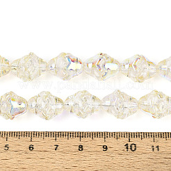 Гальванизируйте прозрачное стекло бисер нитей EGLA-N020-03B