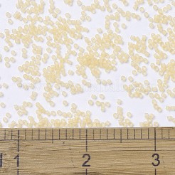 MIYUKIデリカビーズ  シリンダー  日本製シードビーズ  11/0  （db1272)透明マットライトストロー  1.3x1.6mm  穴：0.8mm  約2000PCS /ボトル  10 G /ボトル&nbsp;SEED-JP0008-DB1272