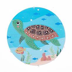 Diy Алмазная картина висит тканая сетка/паутина с комплектами подвесок из перьев&nbsp;LS-DIY-I084-06