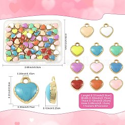 66шт 11 цвета сплава эмаль подвески&nbsp;ENAM-FS0004-26