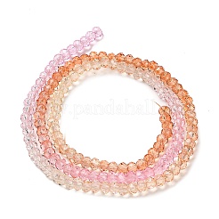 Прозрачные окрашенные стеклянные бусины DGLA-A034-T2mm-A20