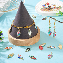 13шт 13 стиля подвески из сплава с эмалью ENAM-TA0009-06