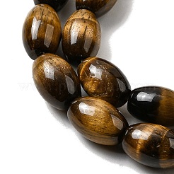 Природных тигровый глаз бисер нитей G-A275-A01-8x12mm-AB
