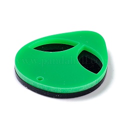 Непрозрачные акриловые подвески&nbsp;X-MACR-P023-01B