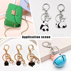 24 шт. 3-х цветные застежки-«бесконечность» из цинкового сплава FIND-WR0005-64