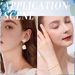 6шт латунные микропаве прозрачные кубические циркониевые подвески KK-BBC0020-62