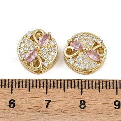 Многожильные звенья из латуни с паве из кубического циркония ZIRC-F145-06G-02