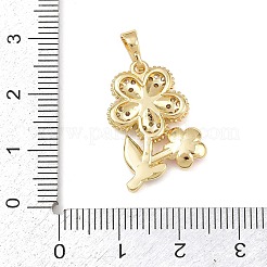 Латунные микро проложить кубического циркония подвески&nbsp;KK-H525-11G