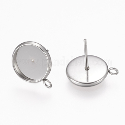 Серьги-гвоздики из нержавеющей стали 304 STAS-L195-01A