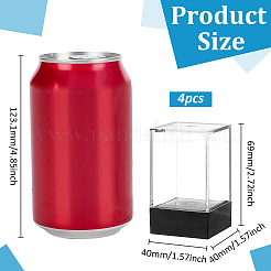 Boîte de rangement en plastique rectangulaire&nbsp;LS-CON-WH0086-122