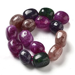 Натуральный Malaysia нефритовые бусы пряди&nbsp;G-P528-N04-01