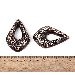 Ручной работы фарфора большие кулоны PORC-T133-33