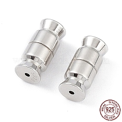 Застежки из стерлингового серебра с родиевым покрытием STER-K173-12P