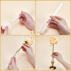 8 tube à essai en verre&nbsp;AJEW-UN0005-47