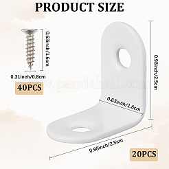 20 комплект кронштейнов для плавающих полок из нержавеющей стали 304&nbsp;DIY-CP0012-49A