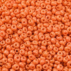 8/0 cuisson de peinture perles rocailles en verre &nbsp;X1-SEED-M012-02A-45